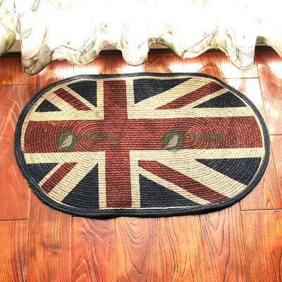 100% Handmade Natural Jute Braided Rug/Mat 20x30"