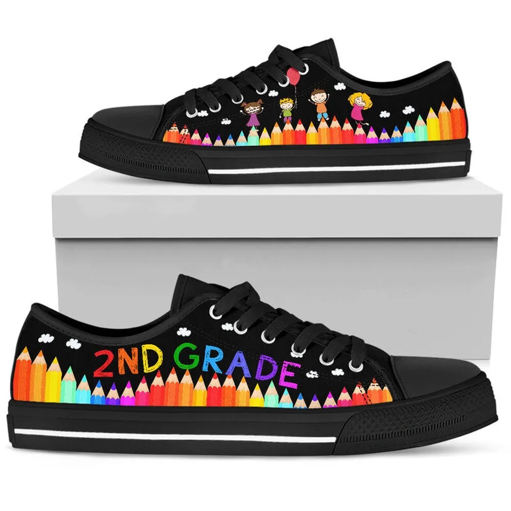 2Nd Grade Abc Low Top Shoes, Teacher Shoes, Low Top Sneakers