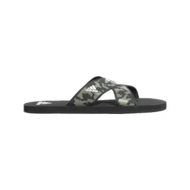 Adidas Men's Distincto Flip Flops Slipper (Core Black/Cloud White/Olive Strata)