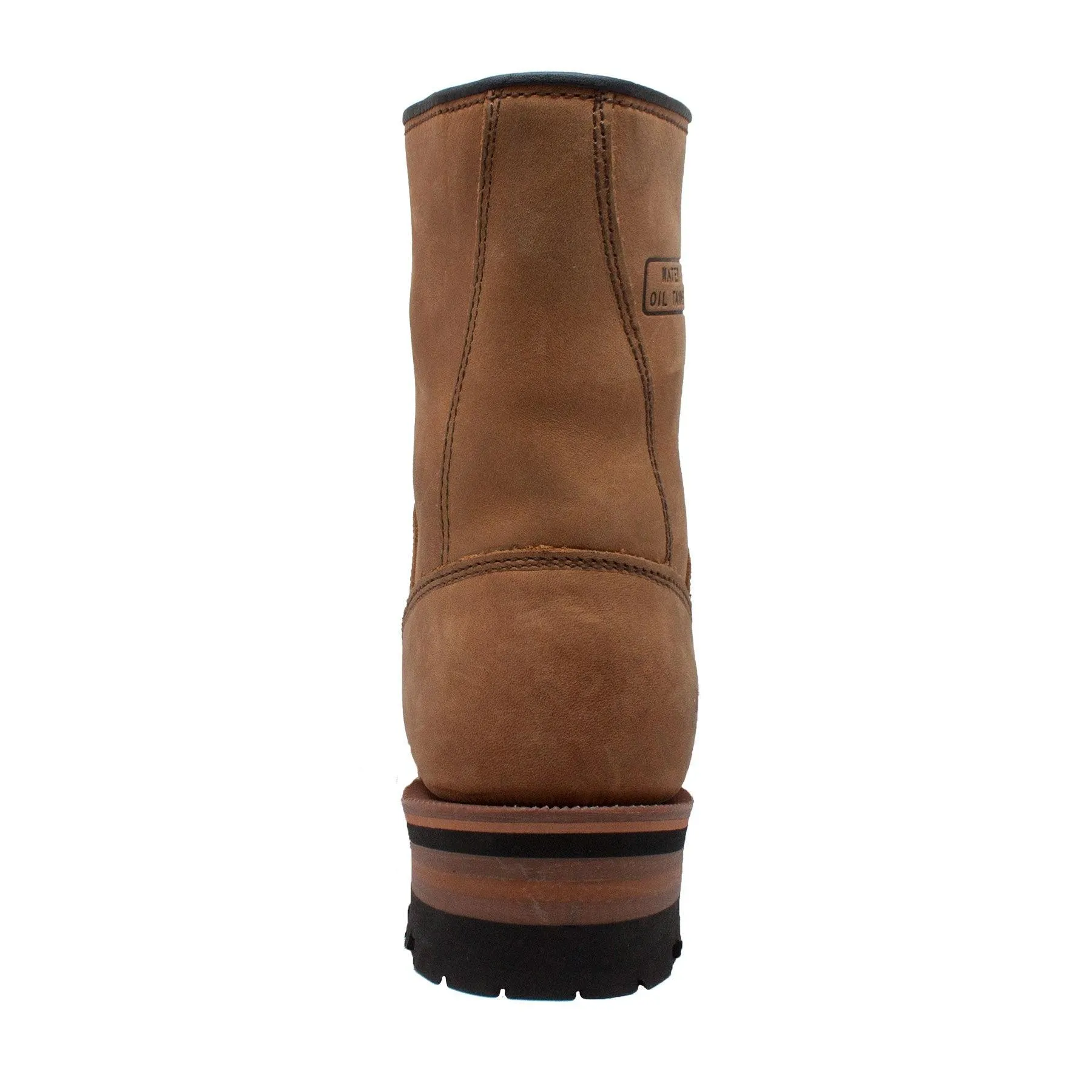 AdTec Men's 9" Logger Brown