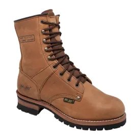 AdTec Men's 9" Logger Brown