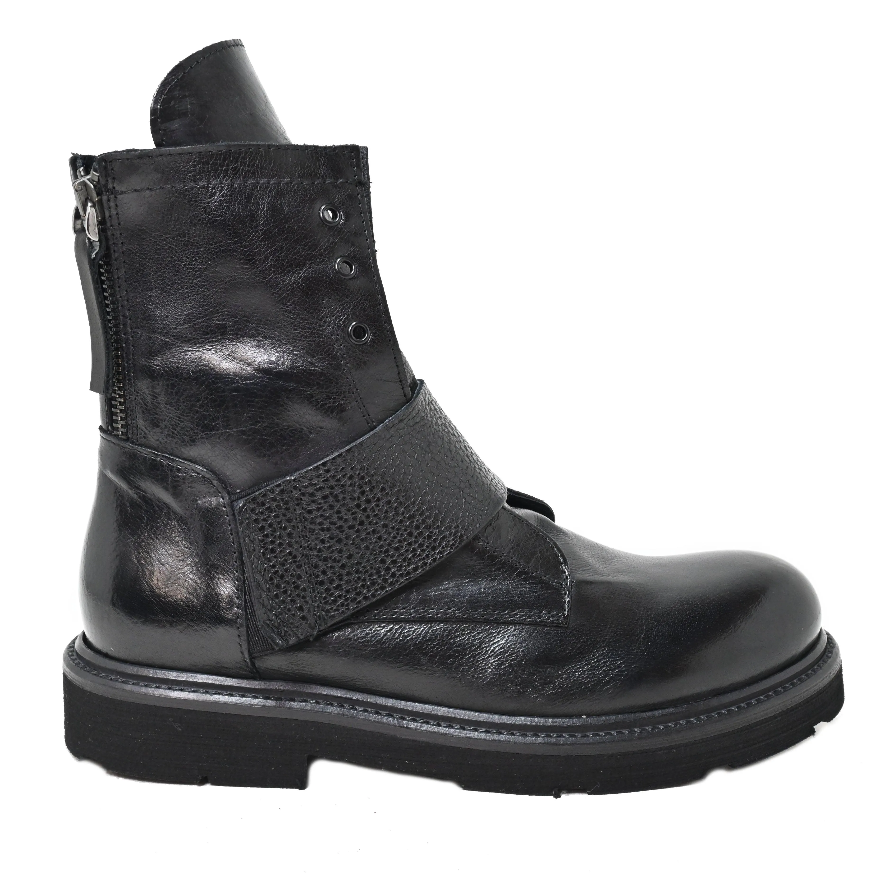 ALBA 33 - ankle boot leather BLACK