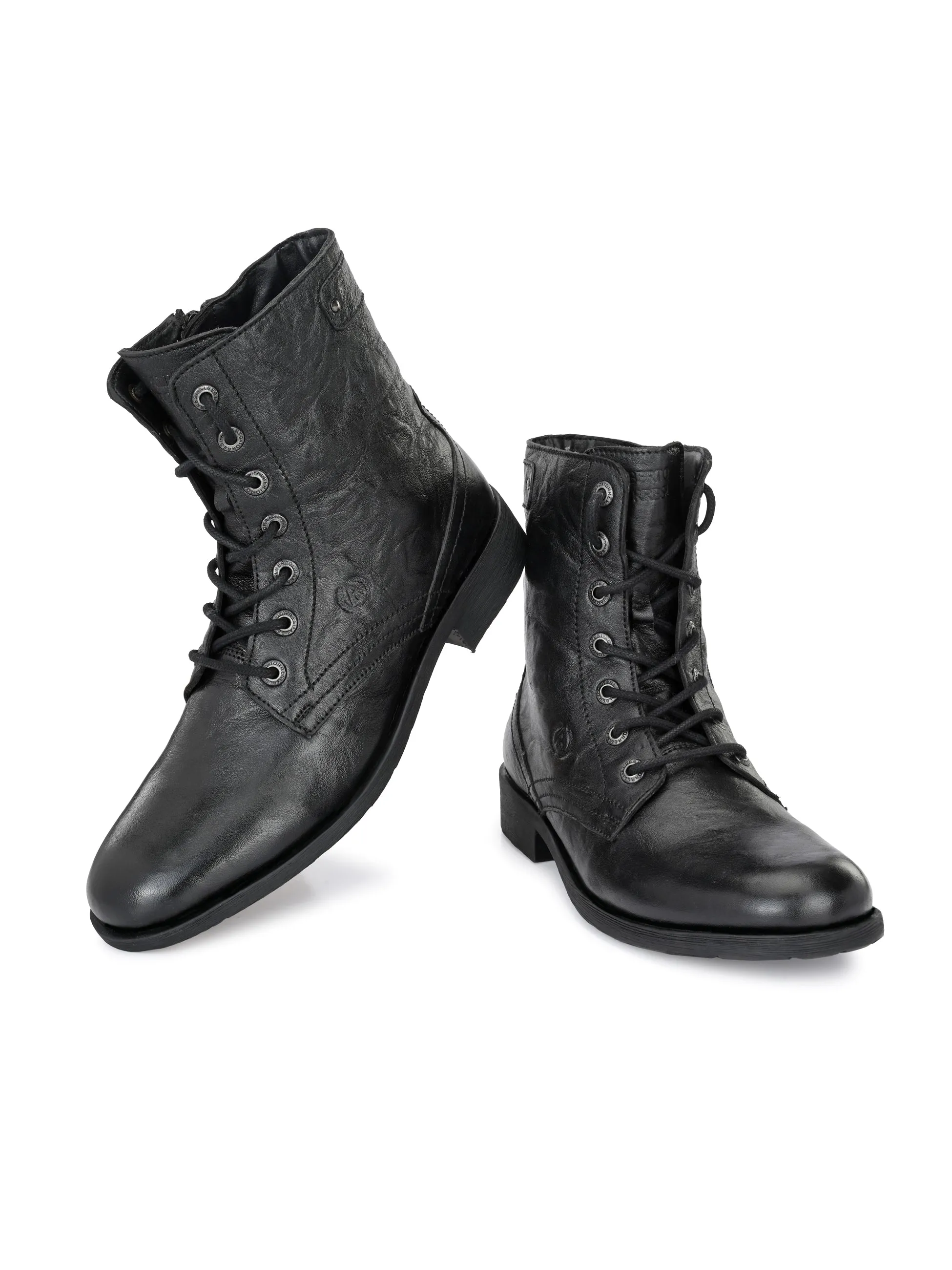 Alberto Torresi Barcus Black Ankle Boots