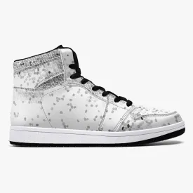 Almost White - Macr.in (High-Top Leather Sneakers)