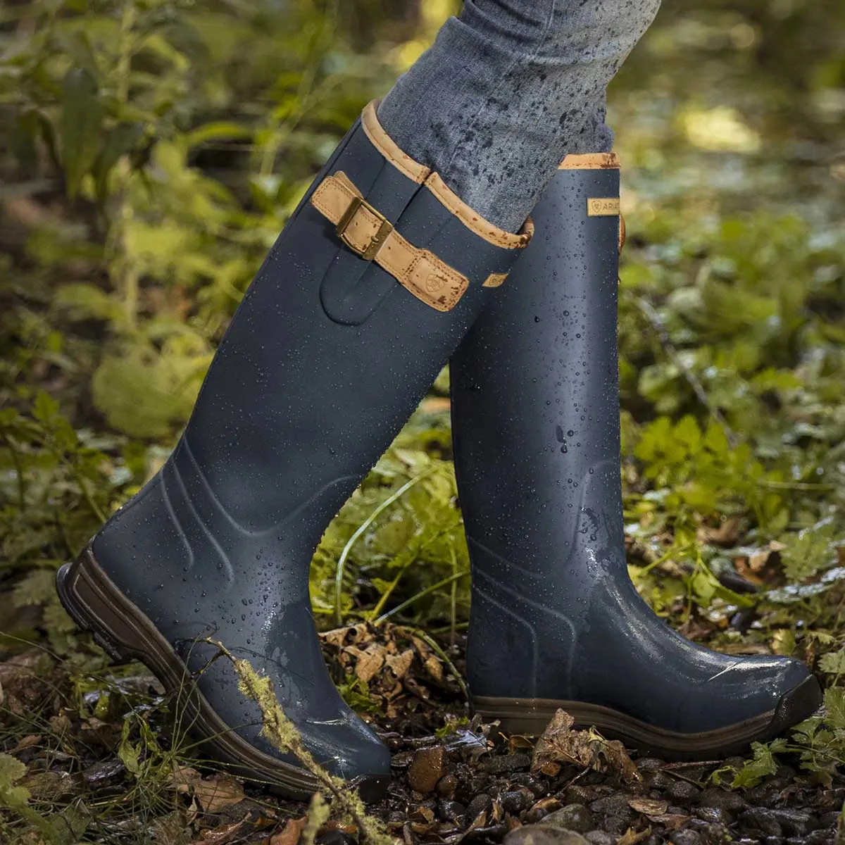 ARIAT Wellies - Womens Burford Neoprene Insulated Boots - Navy