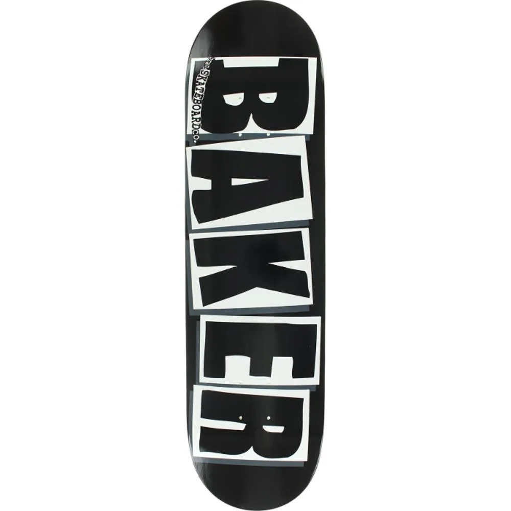 Baker Brand Logo Black/White 8.25" Skateboard Deck