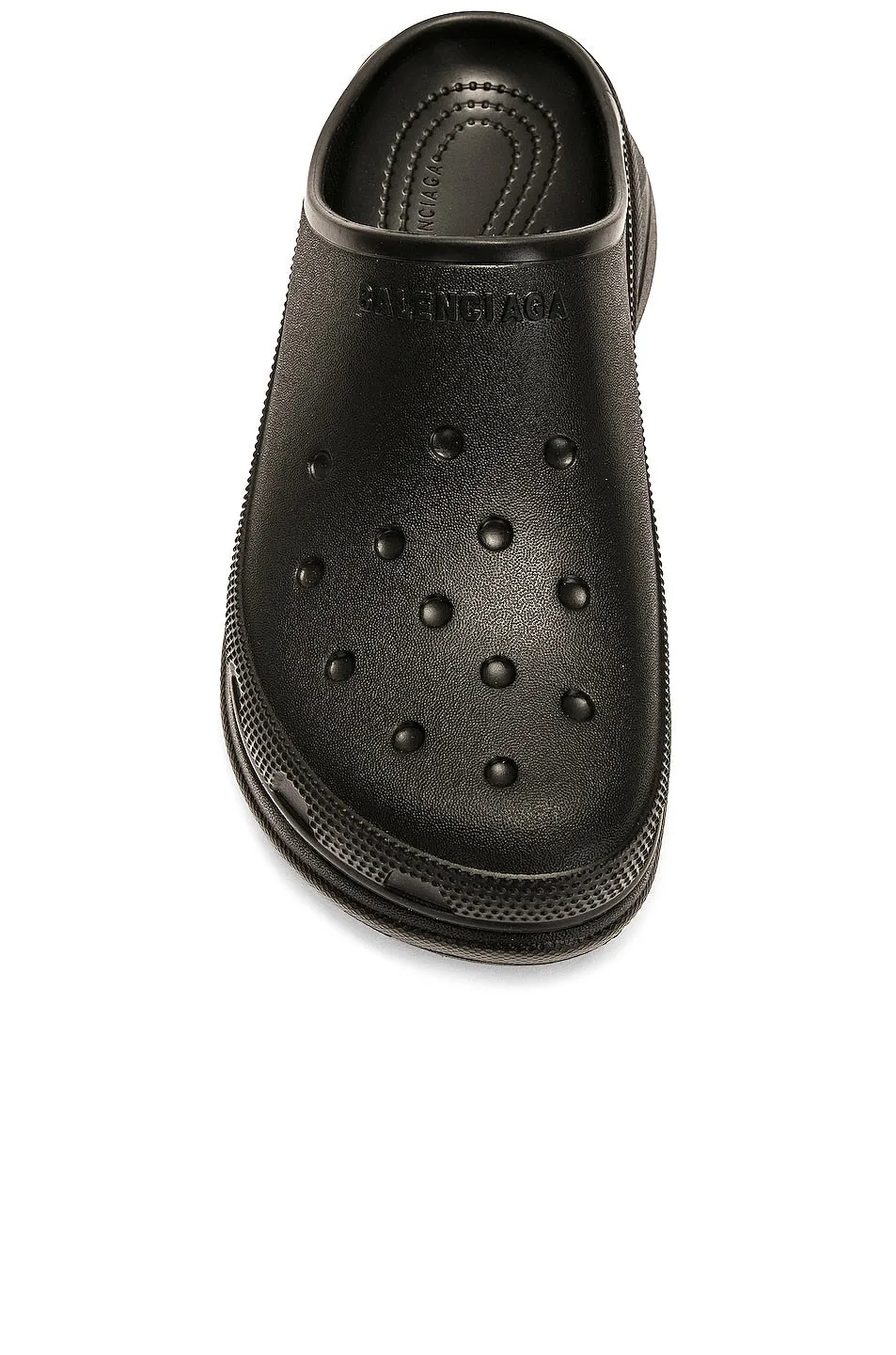 Balenciaga Crocs mules, black