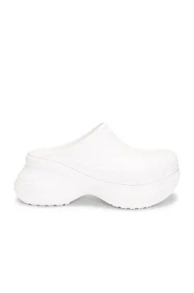 Balenciaga Crocs mules, white