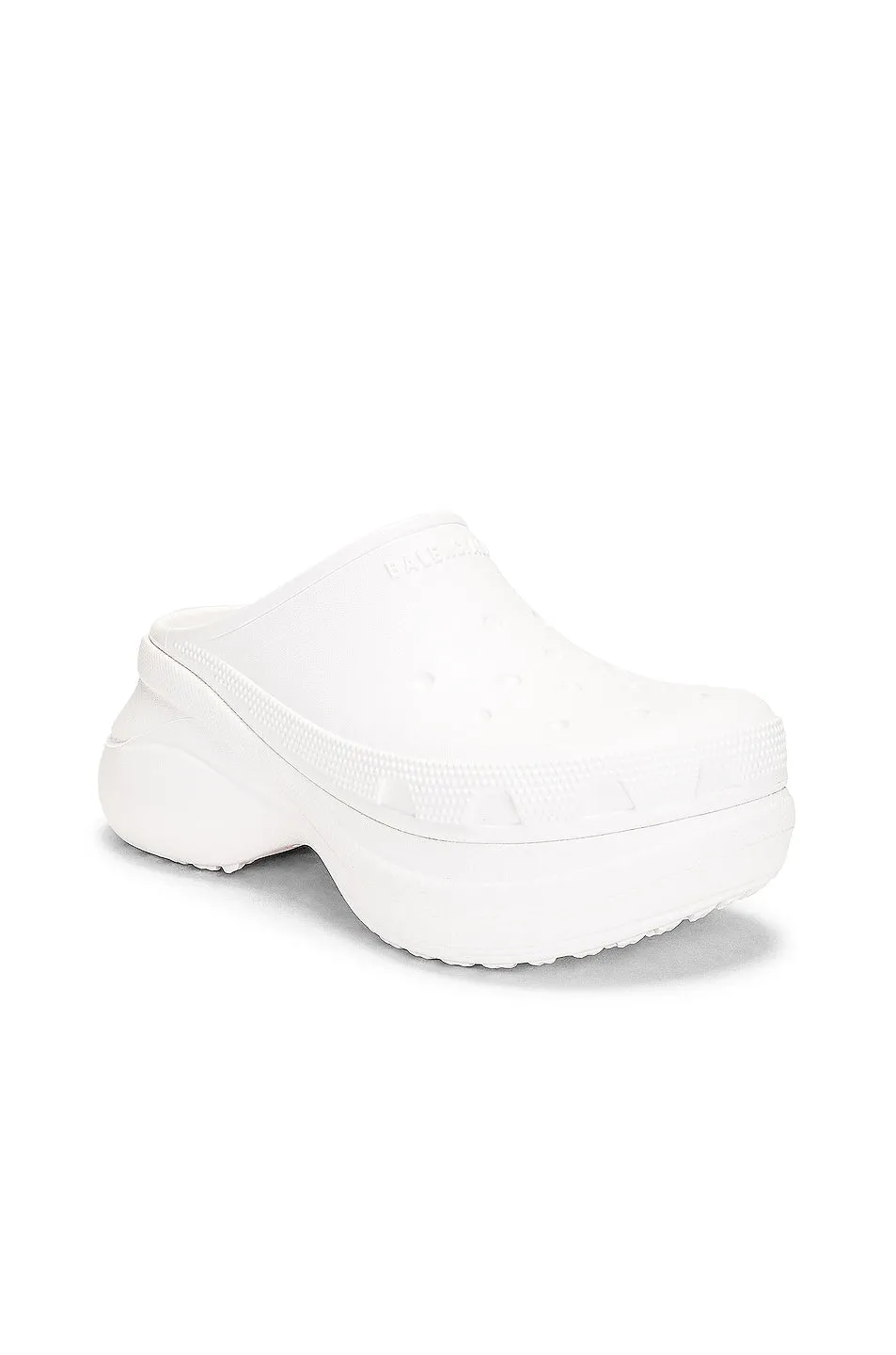 Balenciaga Crocs mules, white