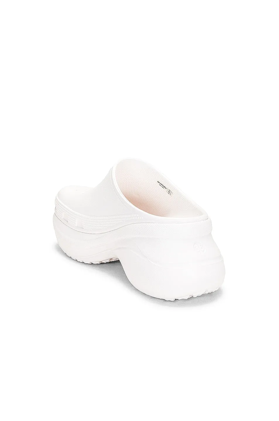 Balenciaga Crocs mules, white