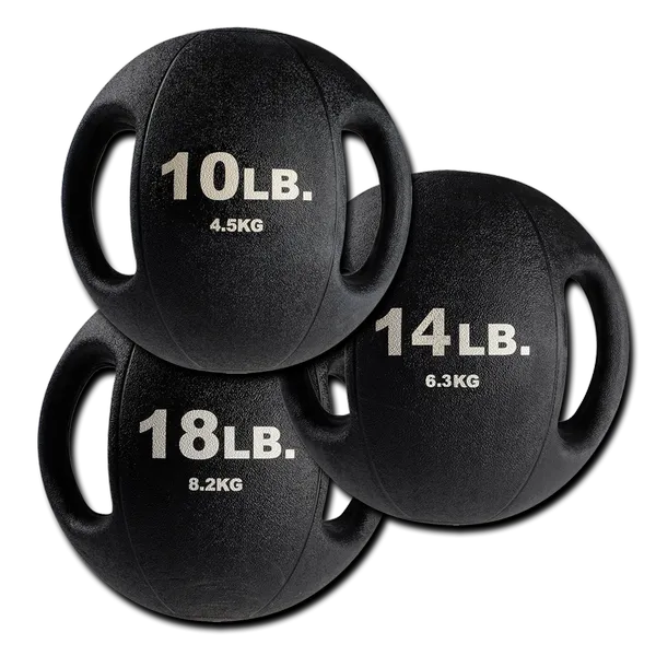 BODY-SOLID TOOLS DUAL-GRIP MEDICINE BALLS BSTDMB