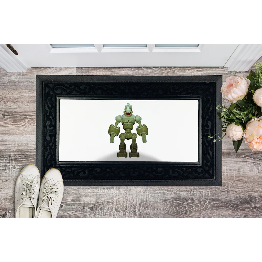 CG Robot Character Sublimation Heavy Duty Door Mat