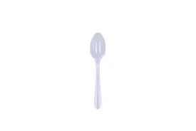 Clear Heavy Duty Plastic Dessert Spoons