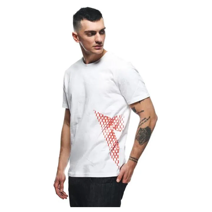 Dainese Big Logo T-Shirt White Red