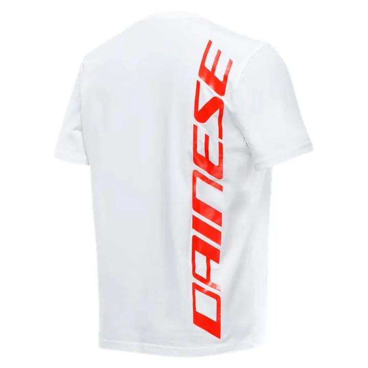 Dainese Big Logo T-Shirt White Red