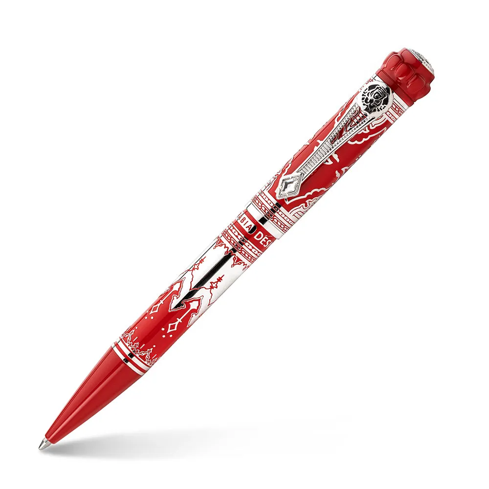 Desert Quill in Royal Red Classic Ballpoint Pen