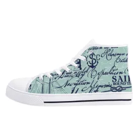 Designer High Top Canvas Shoes - D25 X1