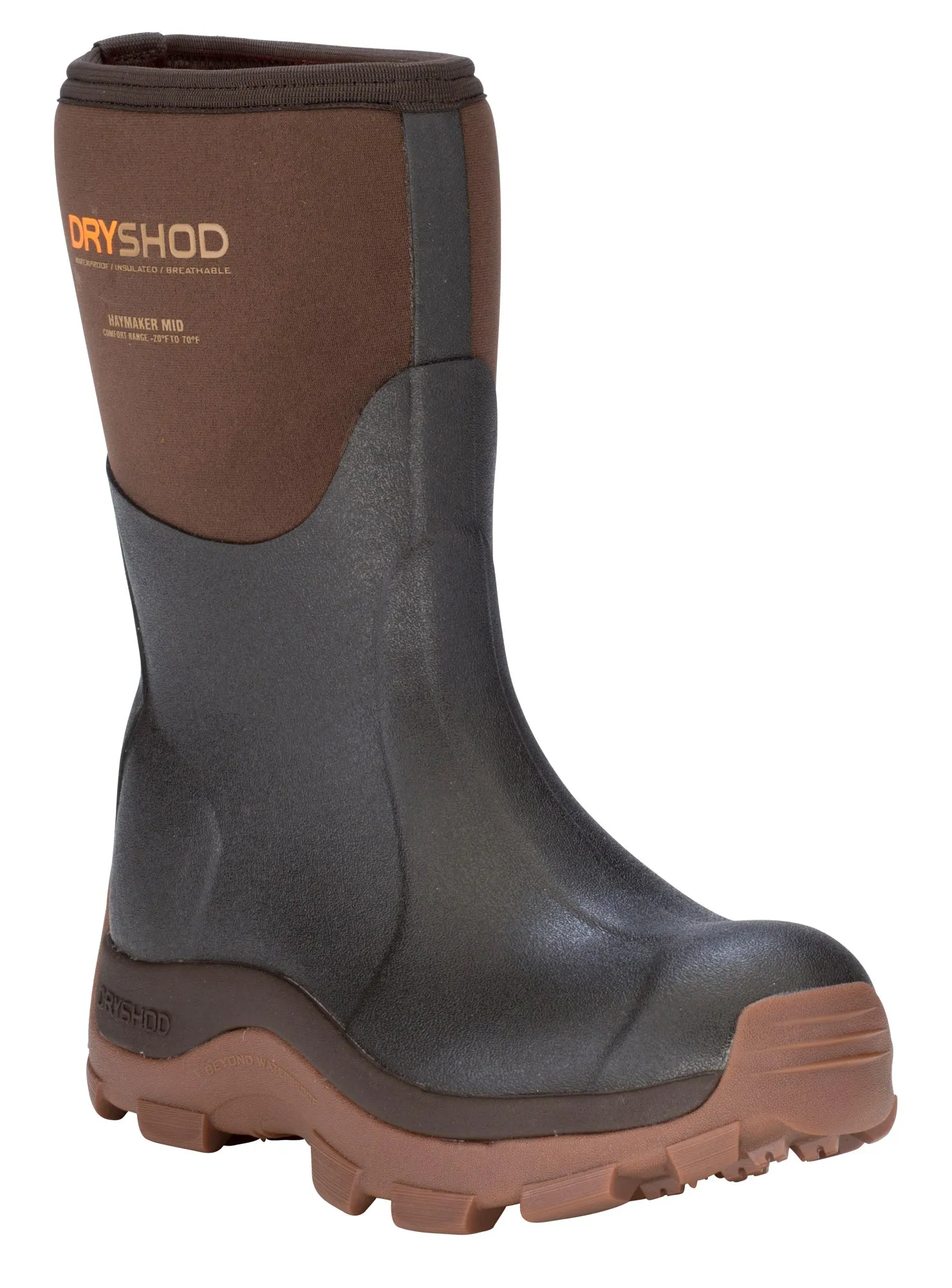 Dryshod Haymaker Mid Womens Foam Brown/Peanut Farm Boots