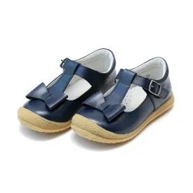 Emma Classic Bow T-Strap Mary Jane Navy