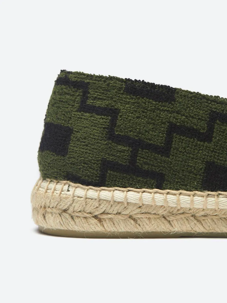 Espadrilles - Green Machu Terry