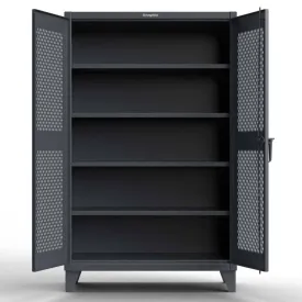 Extreme Duty 12 GA Cabinet with Ventilated Doors - 48 In. W x 24 In. D x 78 In. H