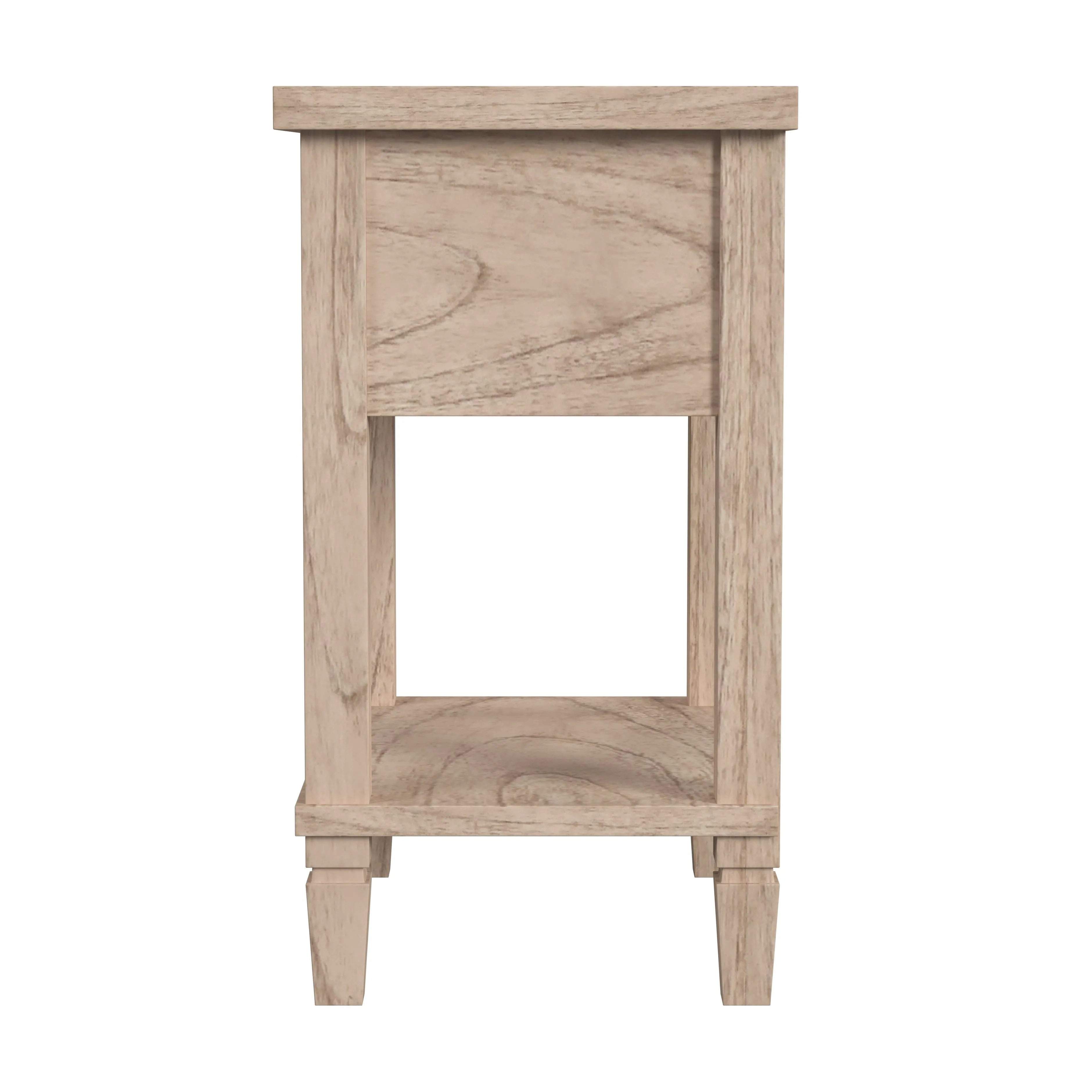 Flagstaff 1-Drawer Cane Nightstand in Natural  5758449