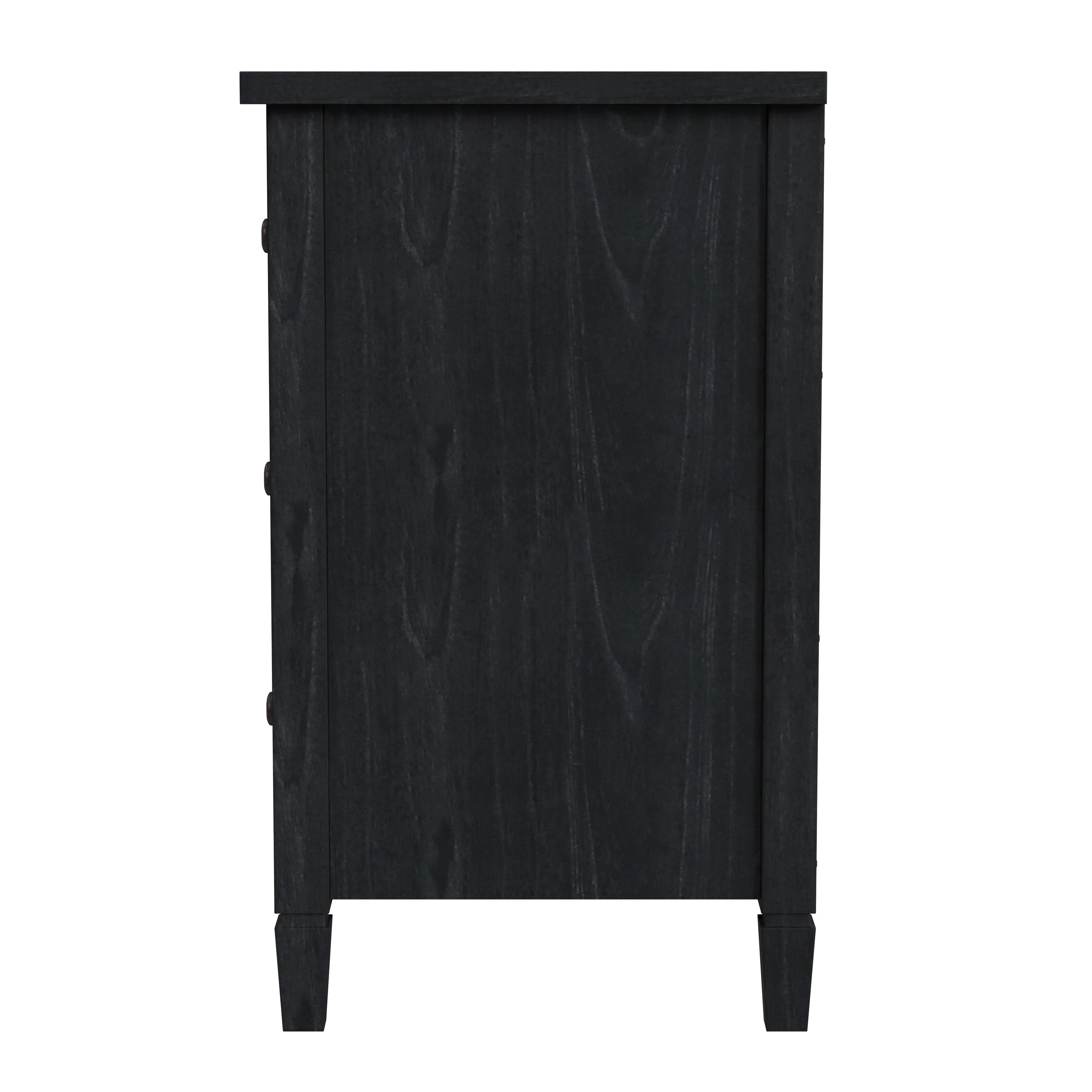 Flagstaff 3-Drawer Dresser in Black  5726432