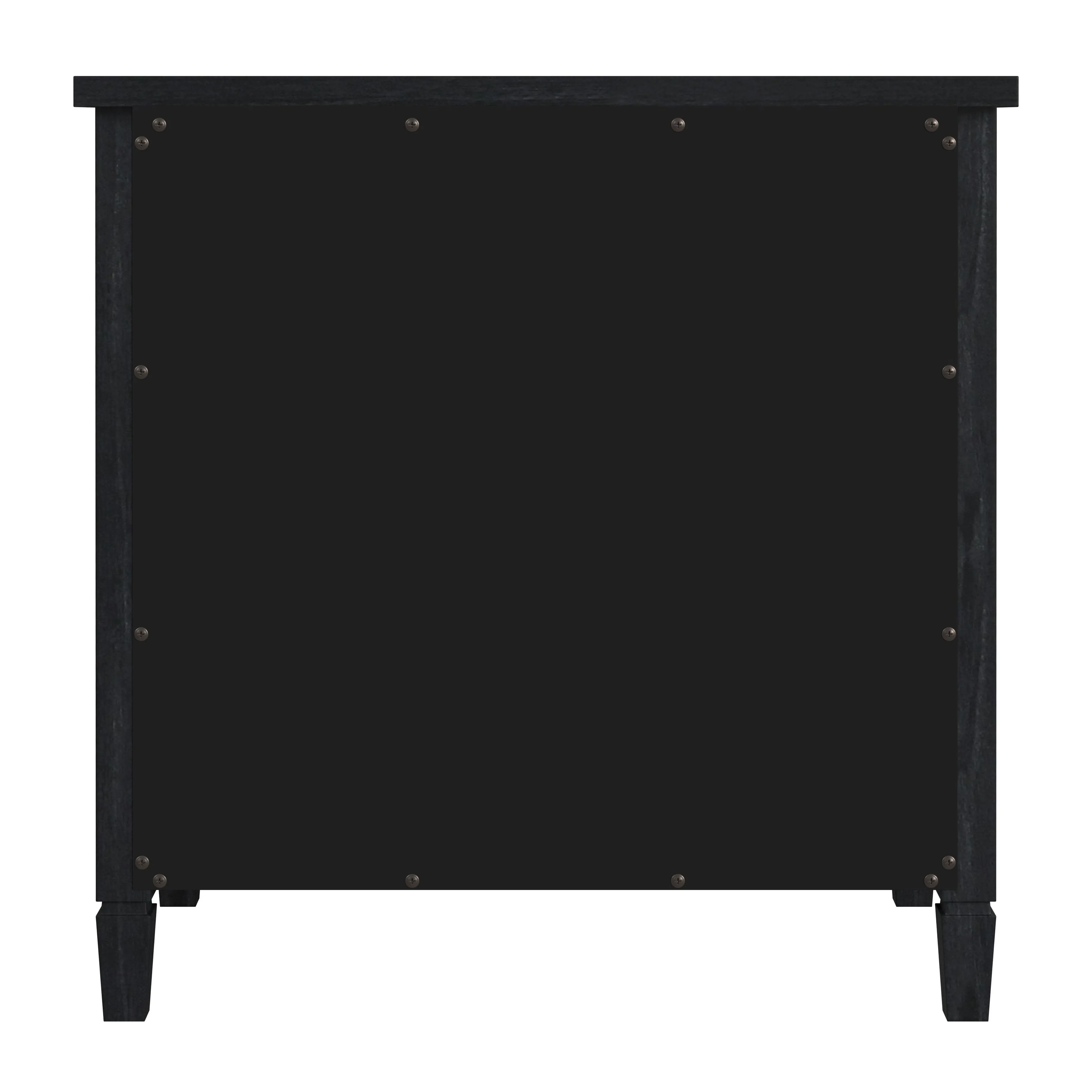 Flagstaff 3-Drawer Dresser in Black  5726432