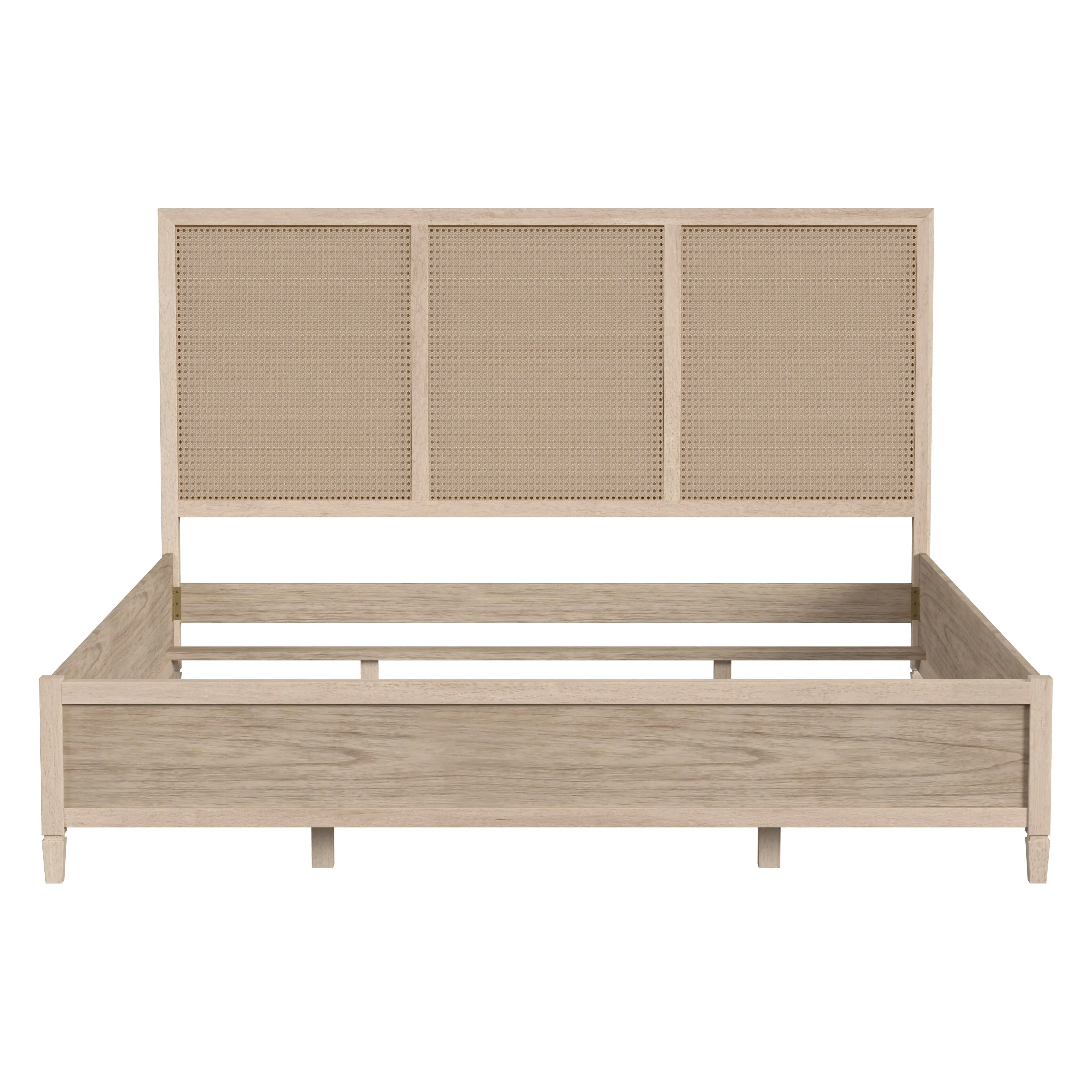 Flagstaff King Size Cane Panel Bed in Natural  5748449