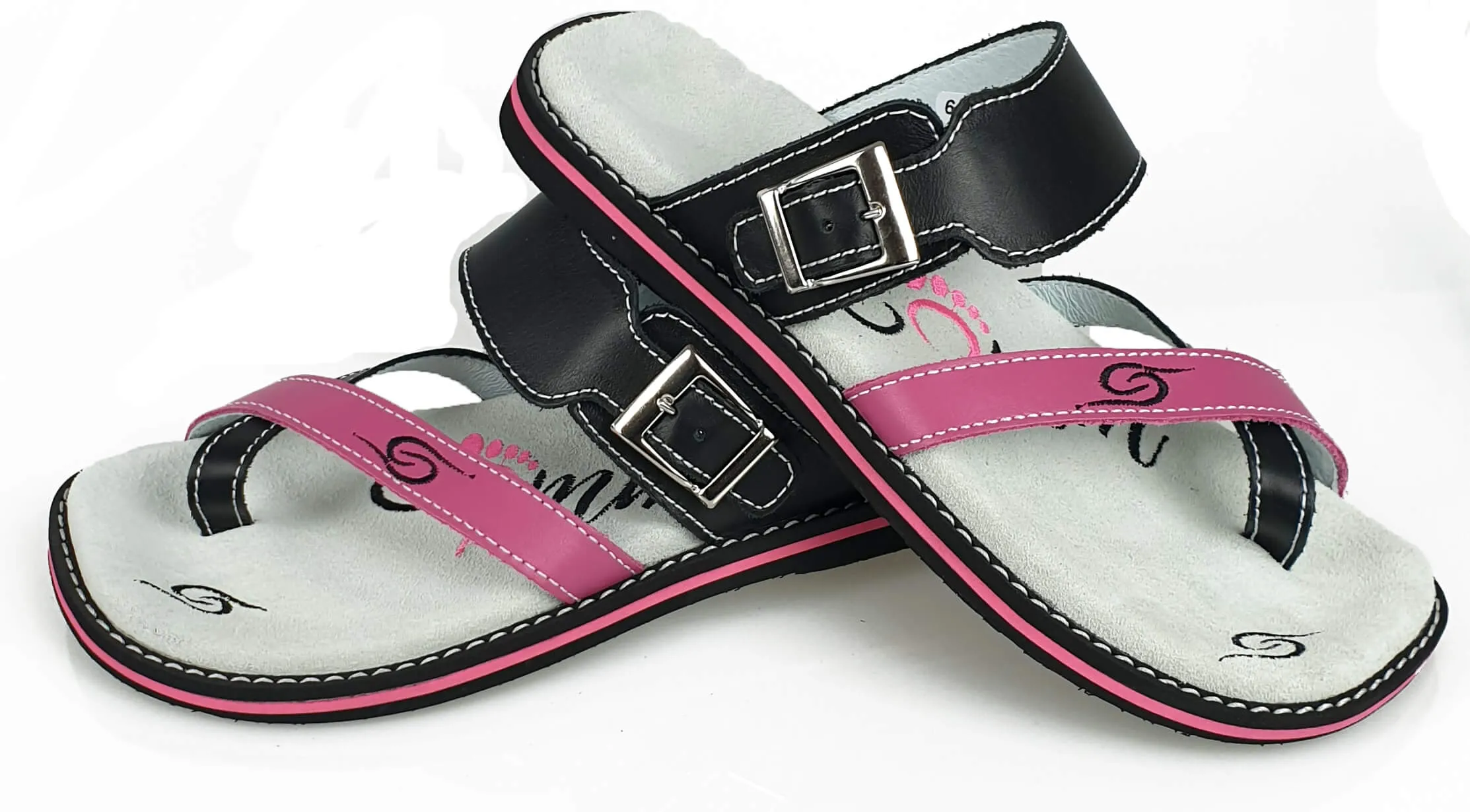 Flip-Flops 4054 - Schwarz/Rosa