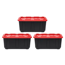 Heavy Duty Utility Tough Tote 3 Pack - 27 gal. (108 qt.)