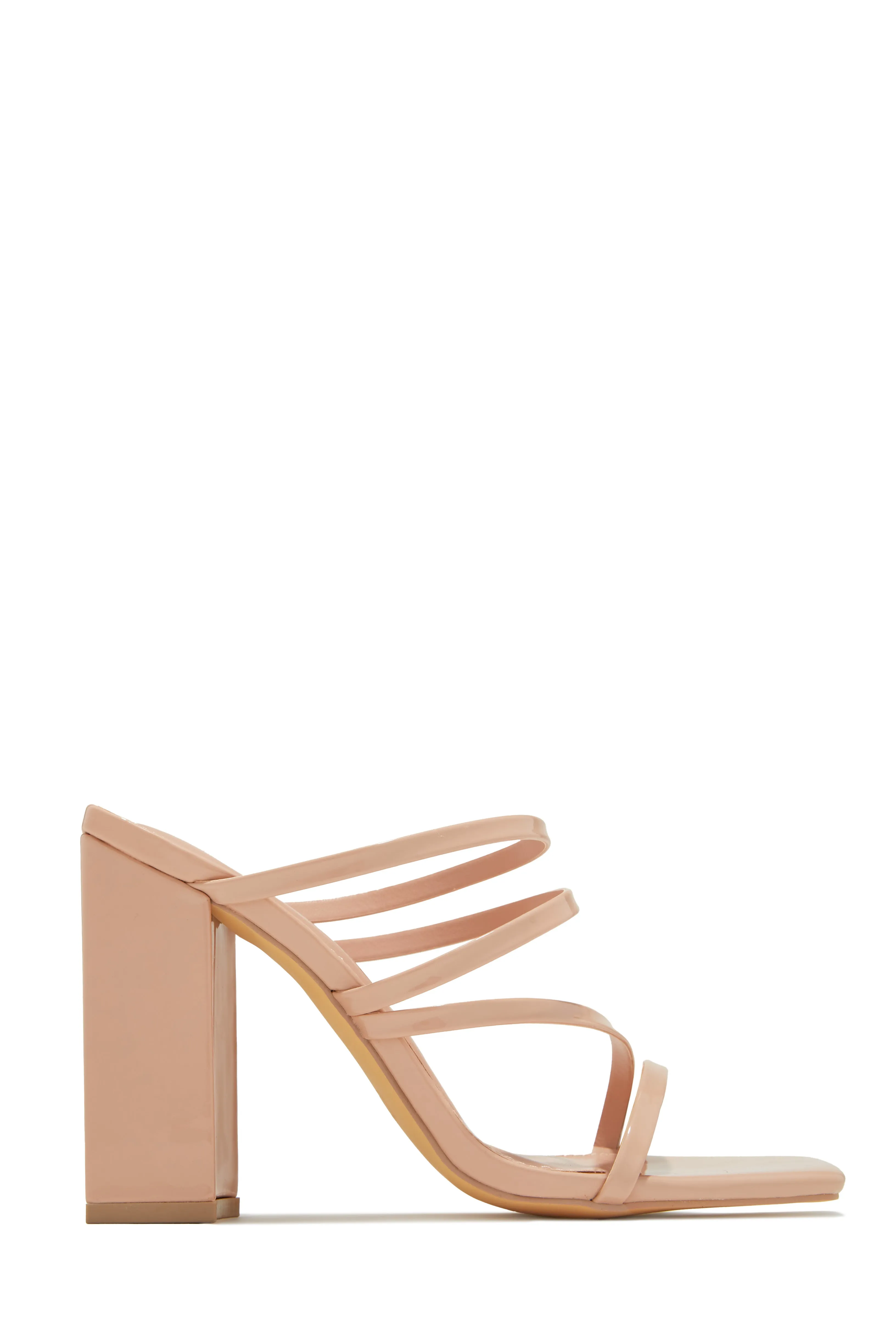 Jaziel Block Heel Mules - Natural