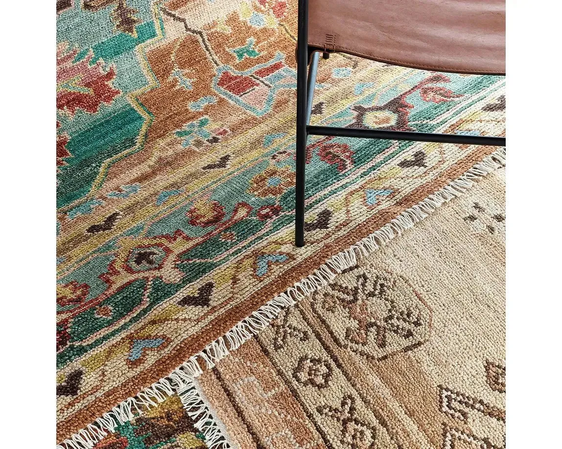 Jinsen JIN01 Beige/Camel Rug