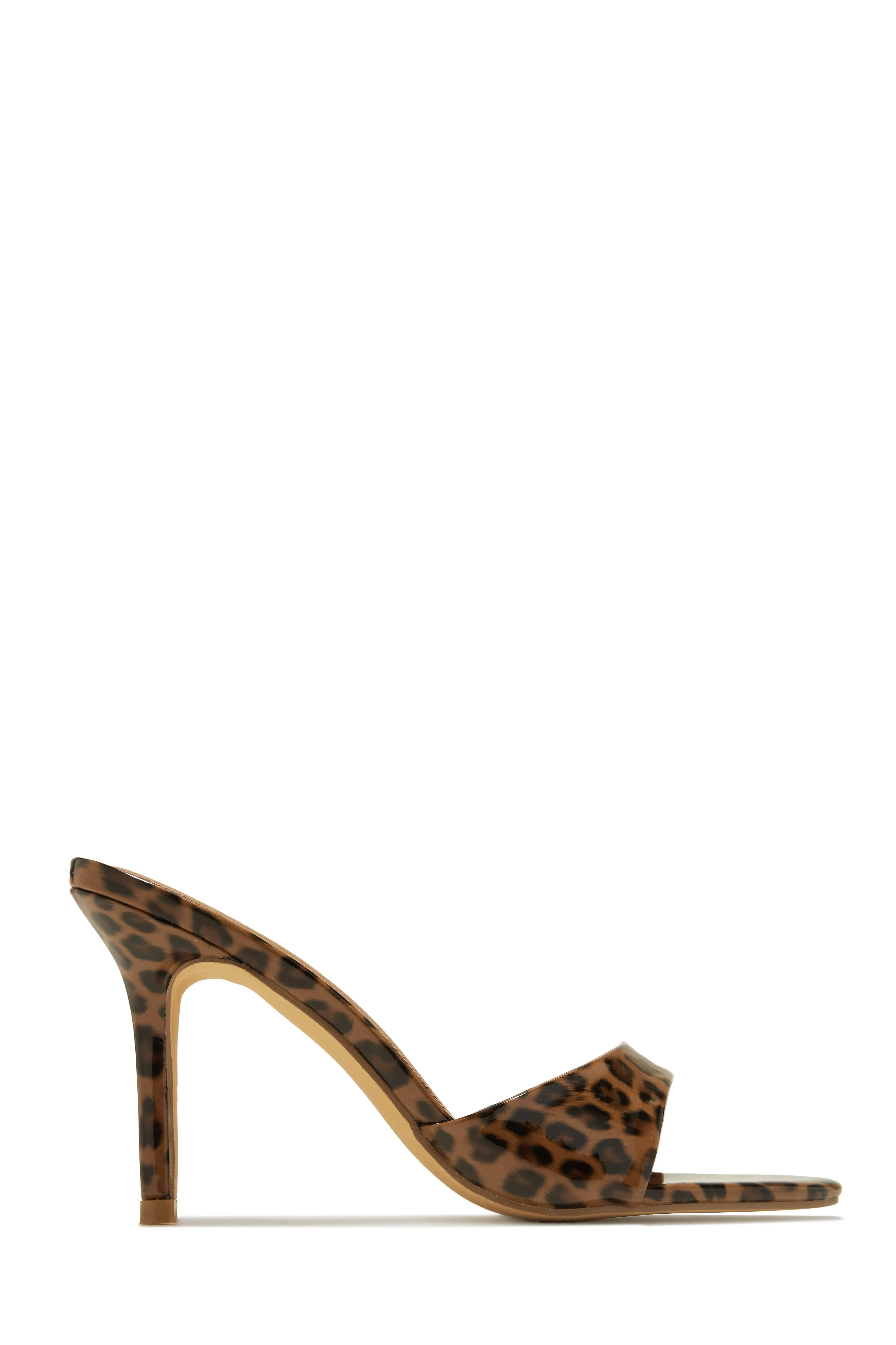 Kelia Mid Heel Mules - Leopard