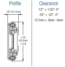 Knape & Vogt KV GS4270 28" Soft-Close Drawer Slide GS4270 28