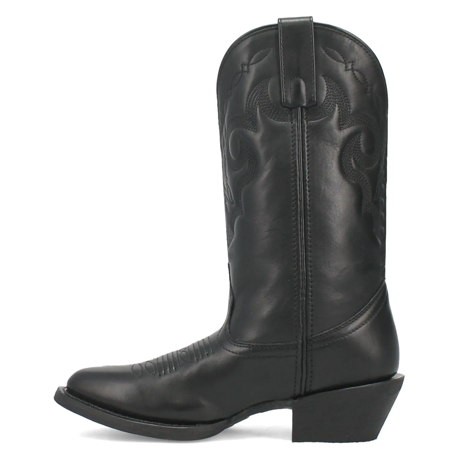 Laredo Womens Maxine Black Leather Cowboy Boots