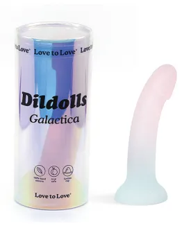 Love to Love Silicone Dildolls Galactica - Unicorn Color with Glitter