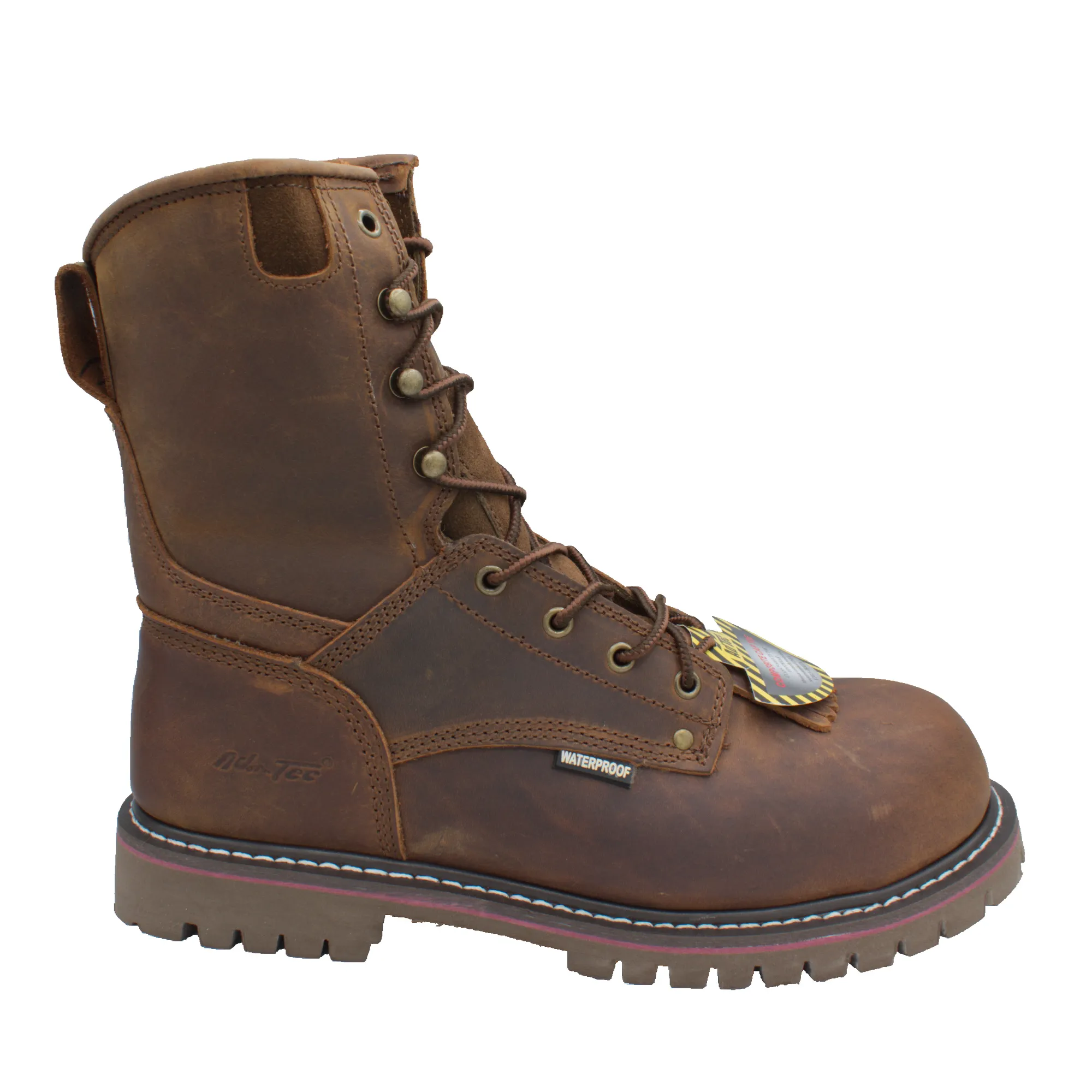 Men's 8" Crazy Horse Composite Toe Waterproof Super Logger - 1021