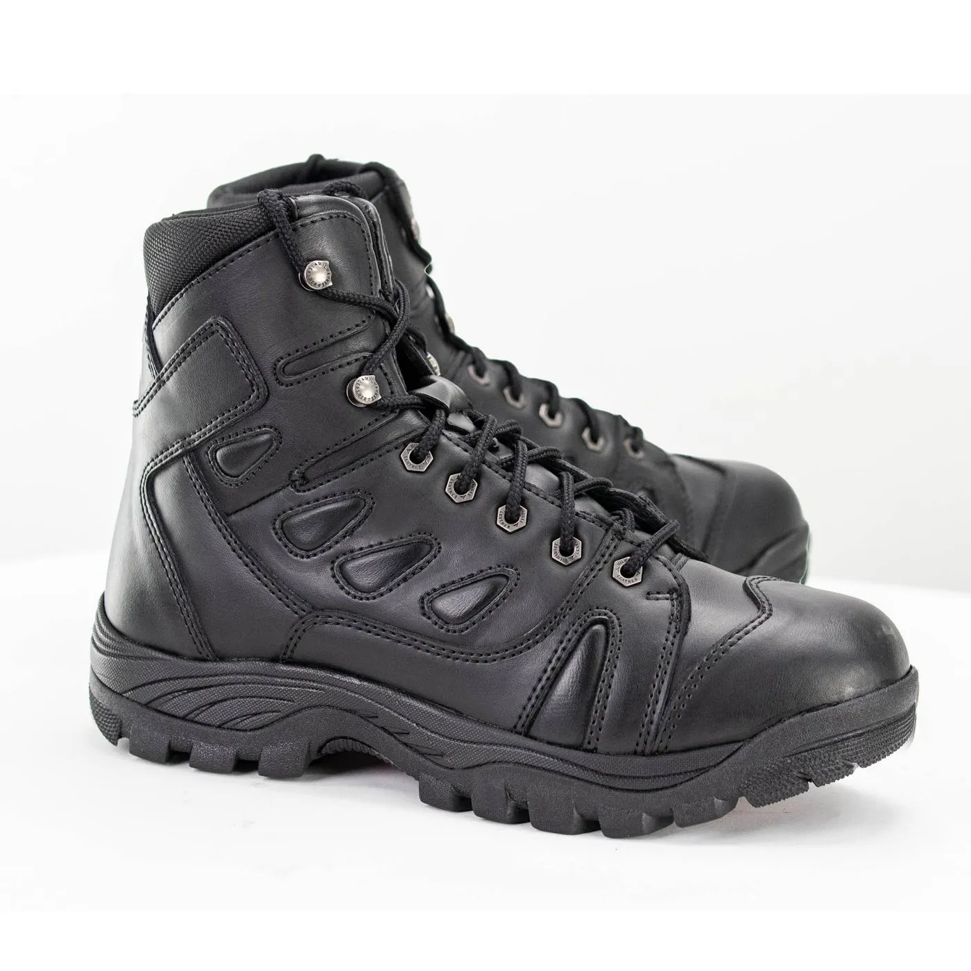 Milwaukee Leather MBM9115 Men's Black Leather 6-Inch Swat