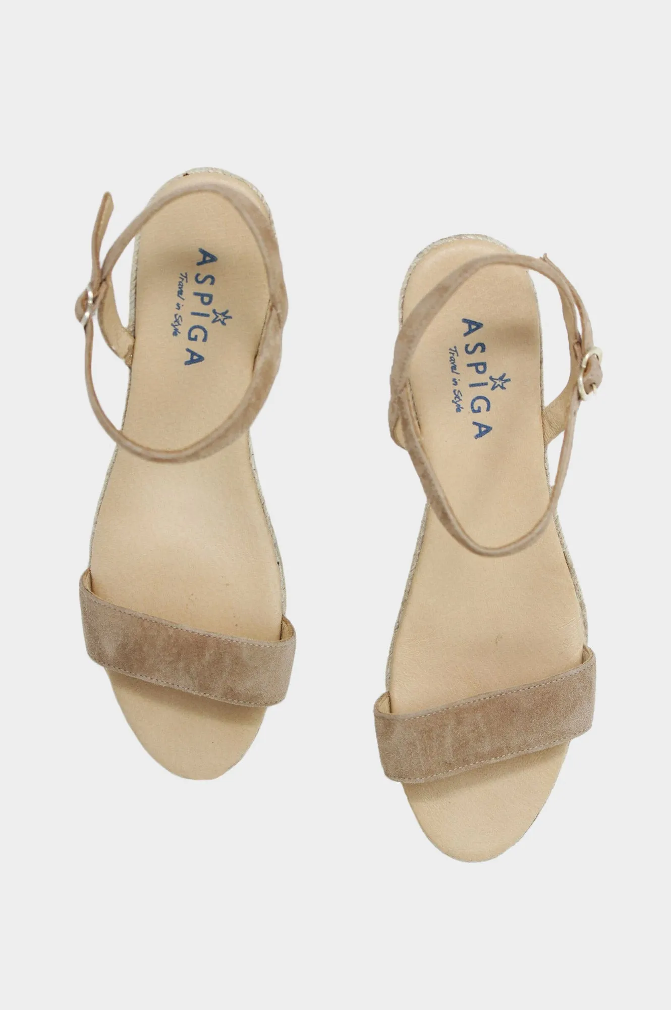 Moli Low Wedge Espadrilles | Almond