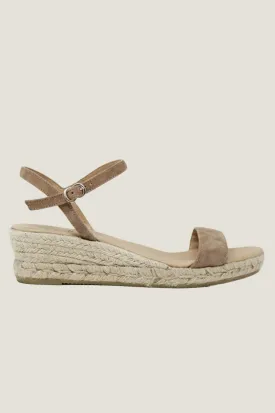 Moli Low Wedge Espadrilles | Almond