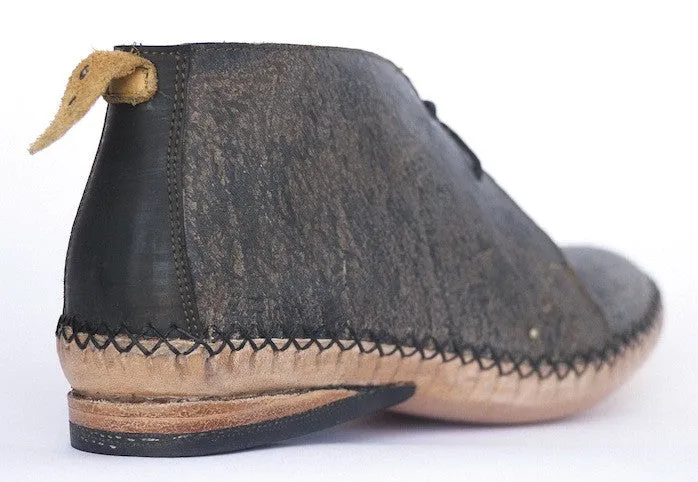 No.0025 UNDERPASS moccasin desert boot Moss