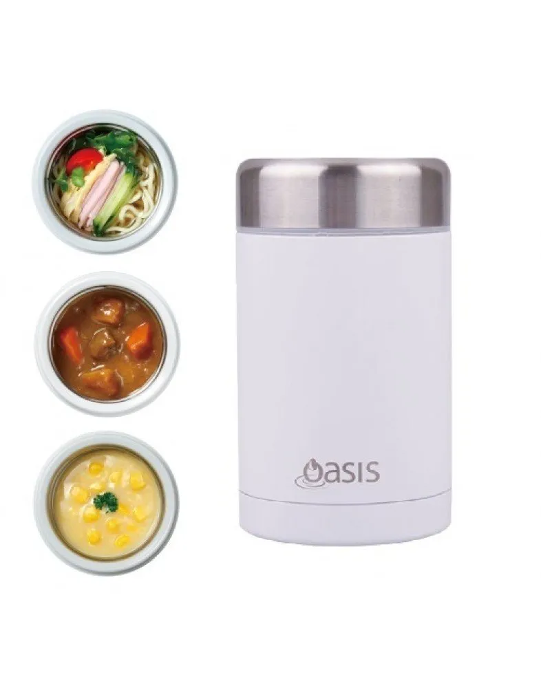 Oasis Insulated Food Flask 450ml - Navy