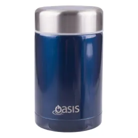 Oasis Insulated Food Flask 450ml - Navy