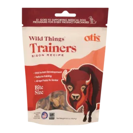 Otis Wild Things Bison Recipe Trainers Dog Treats 4 oz