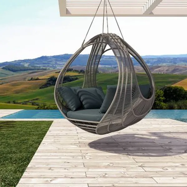 Outdoor Furniture Braided & Rope Swing - Melanie