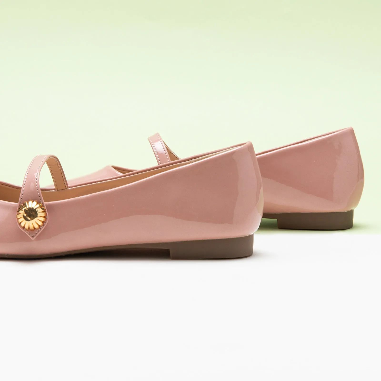 Patent Single-Strap Mary Jane (Clara) Pink