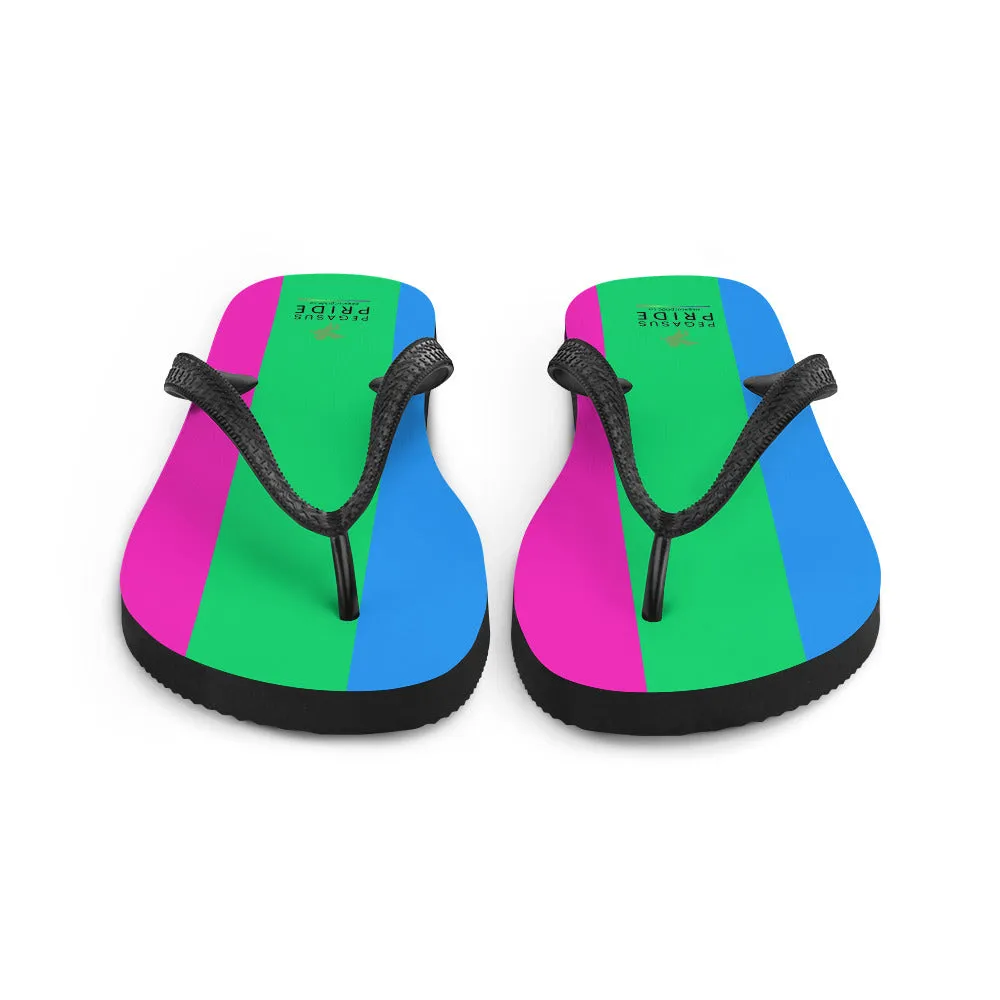 Polysexual Poly Pride Flip-Flops Sandals