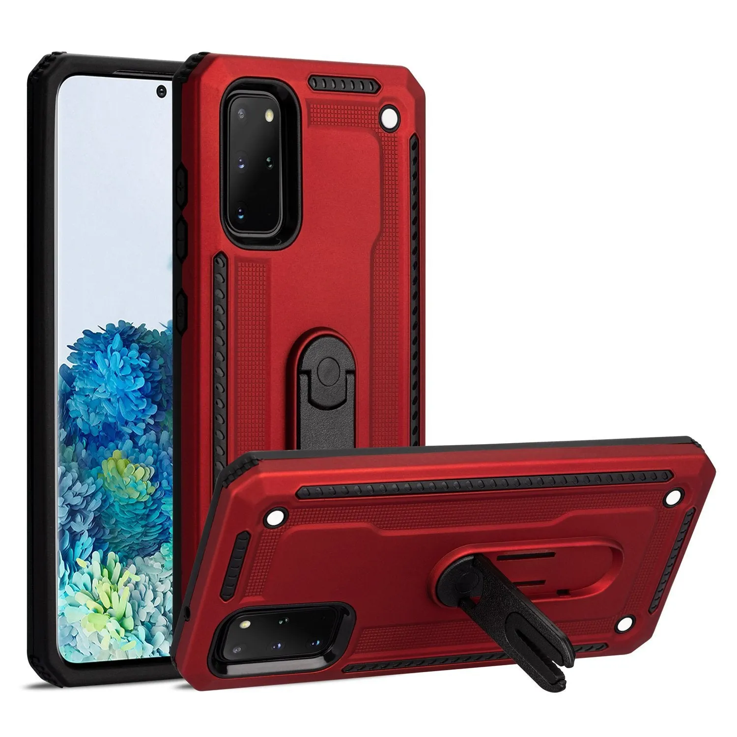 Samsung Galaxy S20  Case - Heavy-Duty, Kickstand/Air Vent Mount