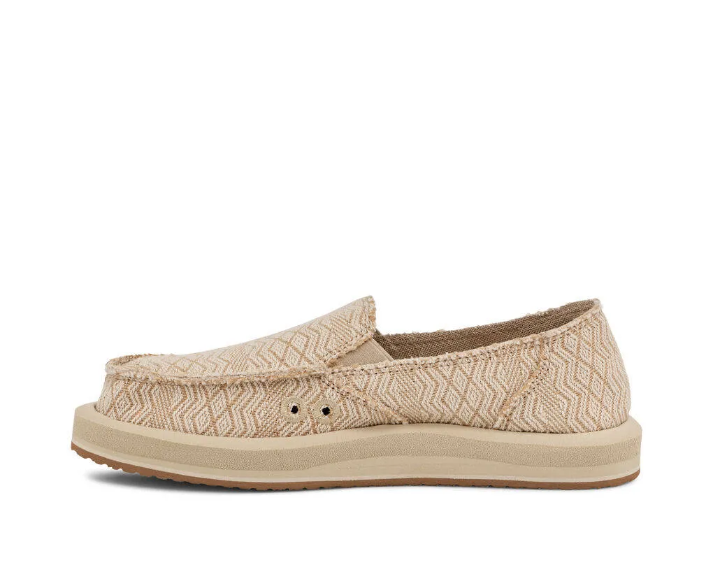 Sanuk Womens Donna ST Diamond Hemp Natural